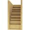 Ekena Millwork 9"W x 18"D x 18"H Classic Landon Rough Cedar Woodgrain TimberThane Corbel, Primed Tan CORUR09X18X18LANRCPR - alternate 3